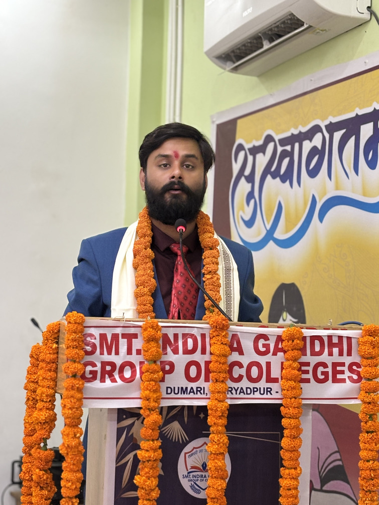 Felicitation ceremony for Dr. Shivam Mishra at his alma mater