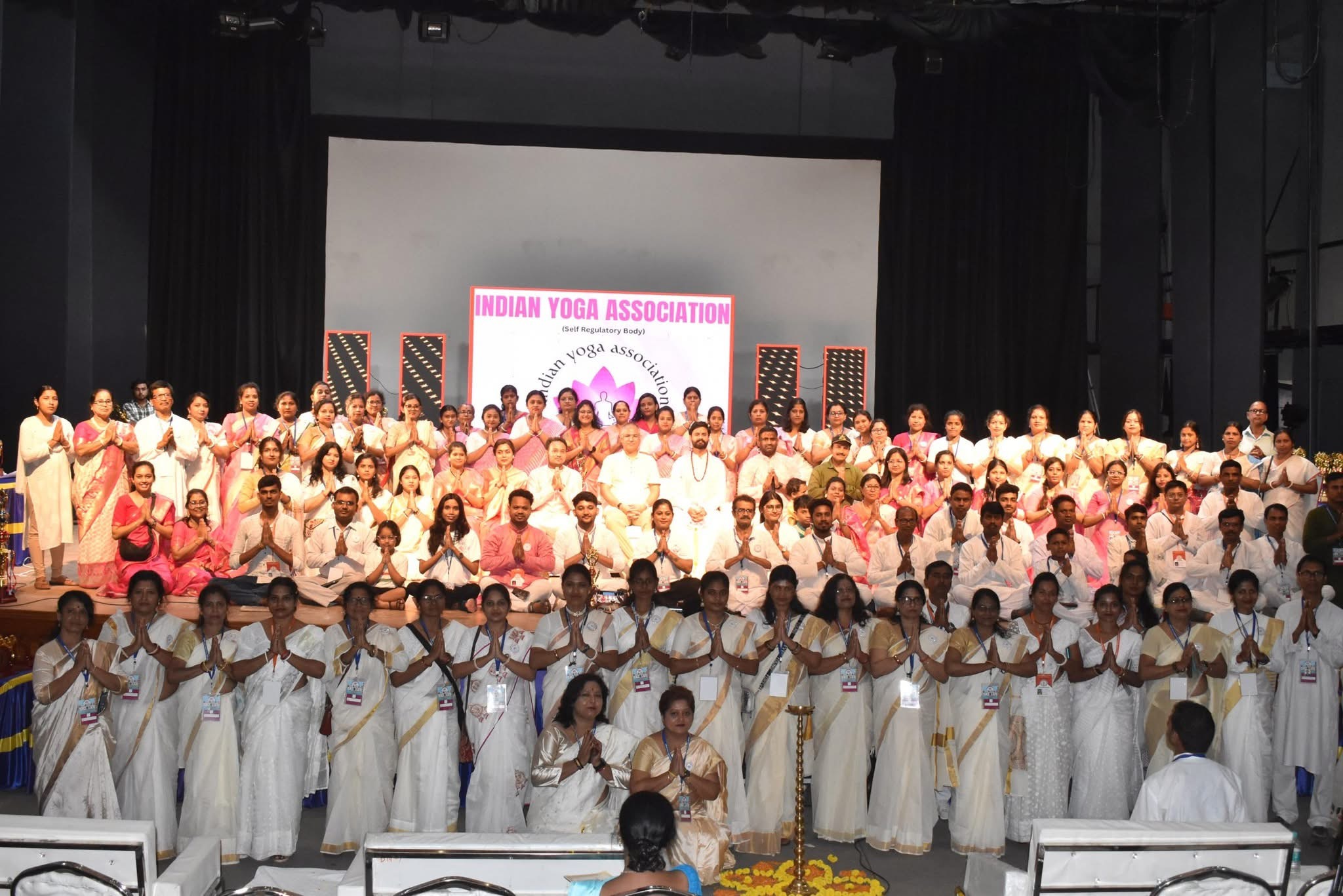 Dr. Shivam Mishra at Indian Yoga Association event