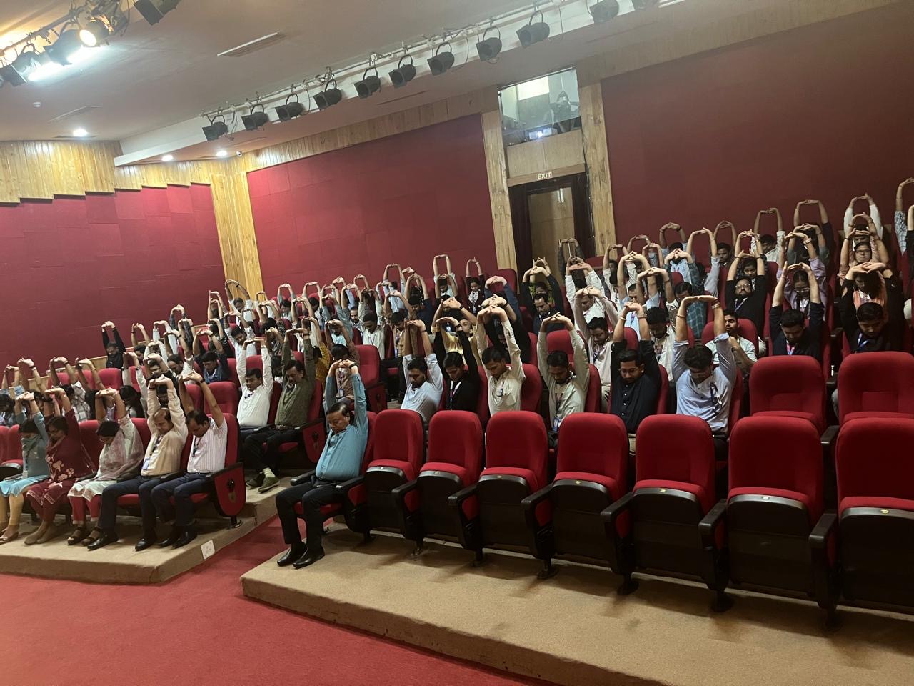 Audience at Dr. Shivam Mishra’s special session for SBI