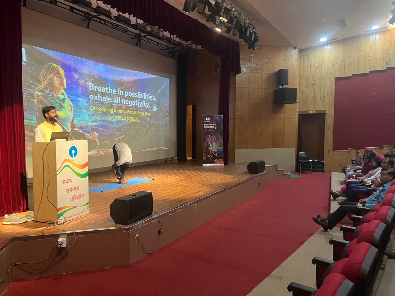 Engaged audience during session