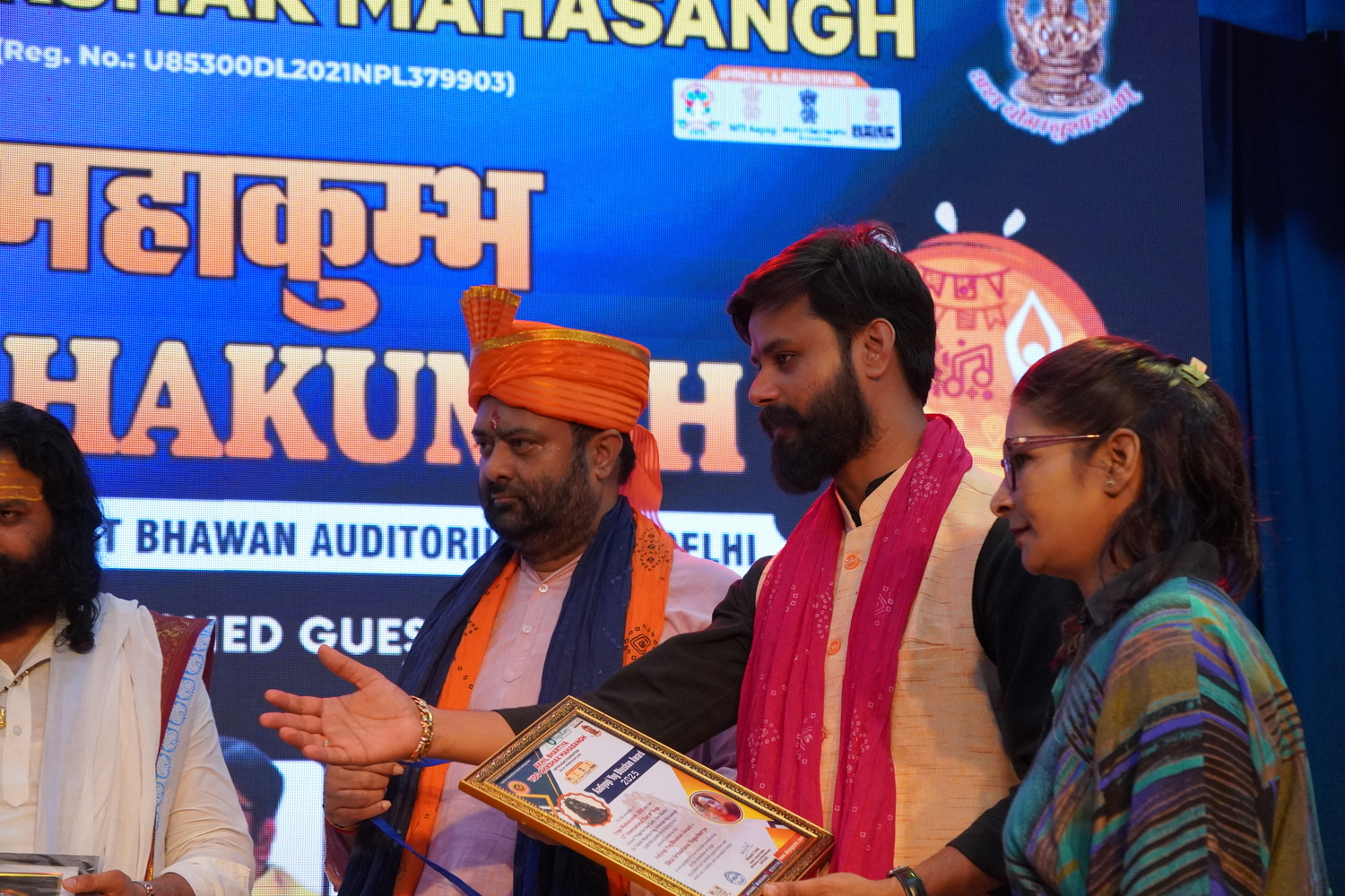 Farewell moments at the program